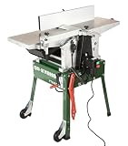 QD-KYOHO PT260A Hobelmaschine, Abricht- & Dickenhobelmaschine, 2200 W, 260 mm Hobelbreite, 160 mm Durchlasshöhe, 6500 U/min, 3 mm Spanabnahme, Abrichtanschlag, kompakt & mobil