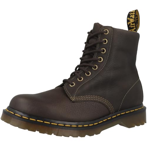 Image of Dr. Martens Unisex-Adult 1460 Faux Fur Lined Grizzly Leather Boot Fashion