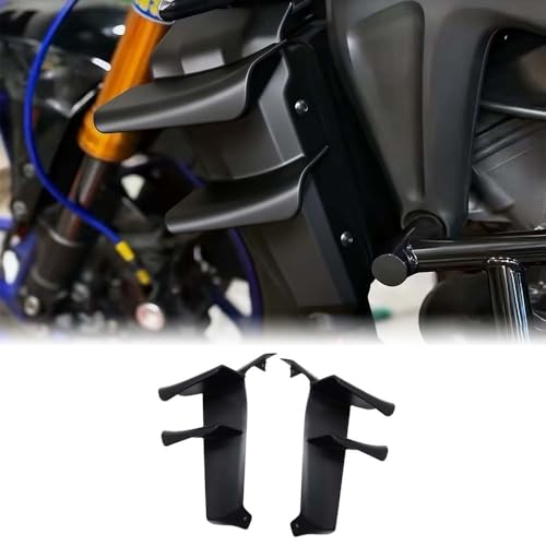 Ailes aérodynamiques MT09 2025 et spoiler latéral de moto sport