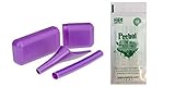 SHEWEE She Pee Extreme Female Urinal Reusable, Portable Urination Device. Camping, Car, Hiking Essentials Stand to Pee W/Travel Case, Extension Pipe & Peebol Toilet Urine Bag (One Size, Purple)