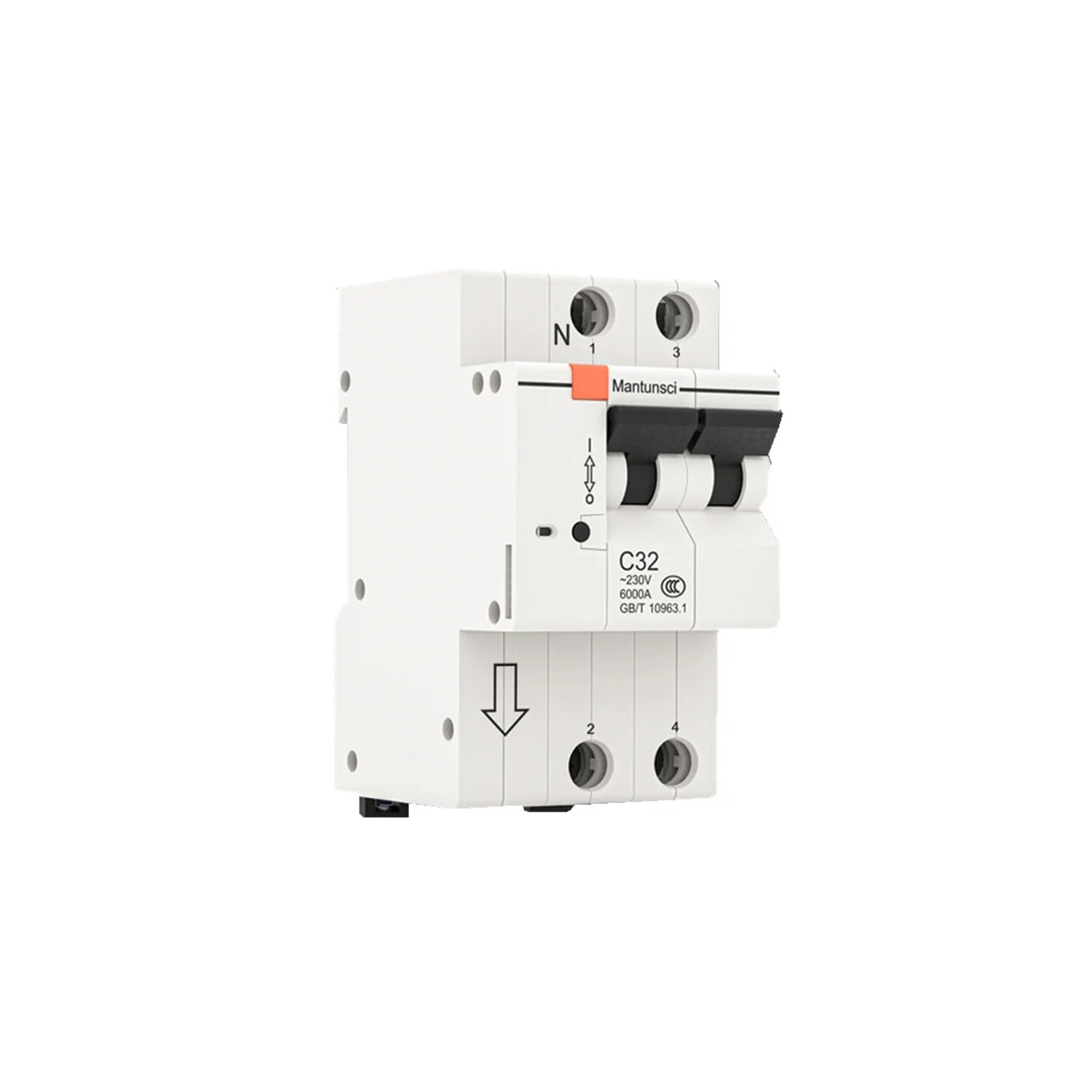 Disjoncteur Intelligent WiFi iMCB 2P C63 pilotable à distance pour tableau électrique connecté