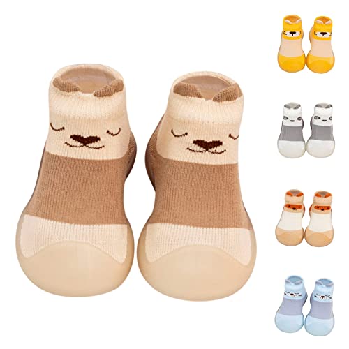 Baby Boy Shoes,Baby Girl Shoes Sock Shoes Anti-Slip Fuzzy Slipper Breathable Home Work Shoes 0-3 Years