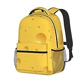 bqsjduidnc cheese hole sfondo scuola libro borsa escursionismo viaggio camping zaino leggero daypack