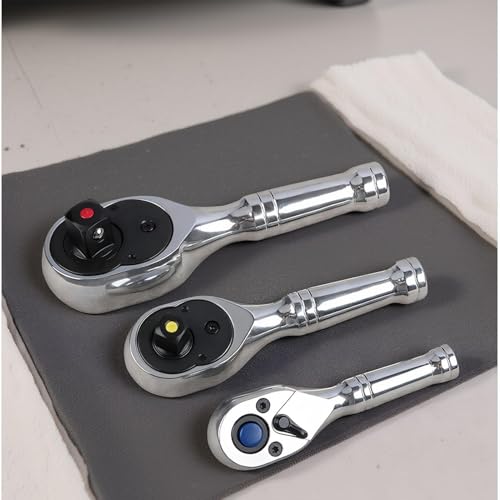 Clé à cliquet en acier chrome vanadium pour mécanique durable - 4