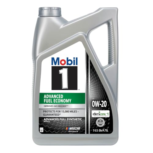 Mobil 1 Advanced Fuel Economy Full Synthetic Motor Oil 0W-20...