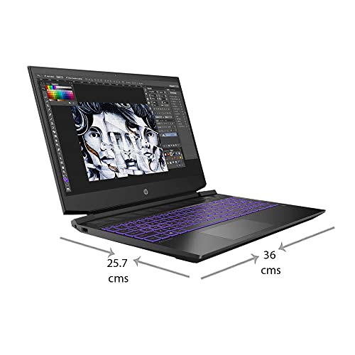 Image of HP Pavilion 15-ec0042ax (8XS80PA) Laptop (Ryzen 5 / 8GB / 1TB 256GB SSD / Win10 / 3GB Graph), Black