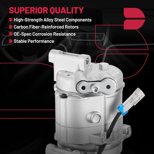 BDFHYK 68695 Air Conditioning A/C Compressor with Clutch Compatible with Chevrolet Sonic L4 1.8L 2012