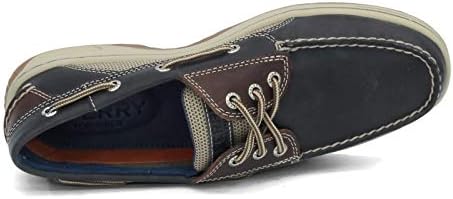 Sperry Men's Billfish 3-eye Boat Shoe Navy/Brown 9.5 M | Image 5