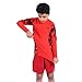 2BOLD Boys Rash Guard (US, Alpha, X-Small, Regular, Orange-Black, Full-Sleeve)
