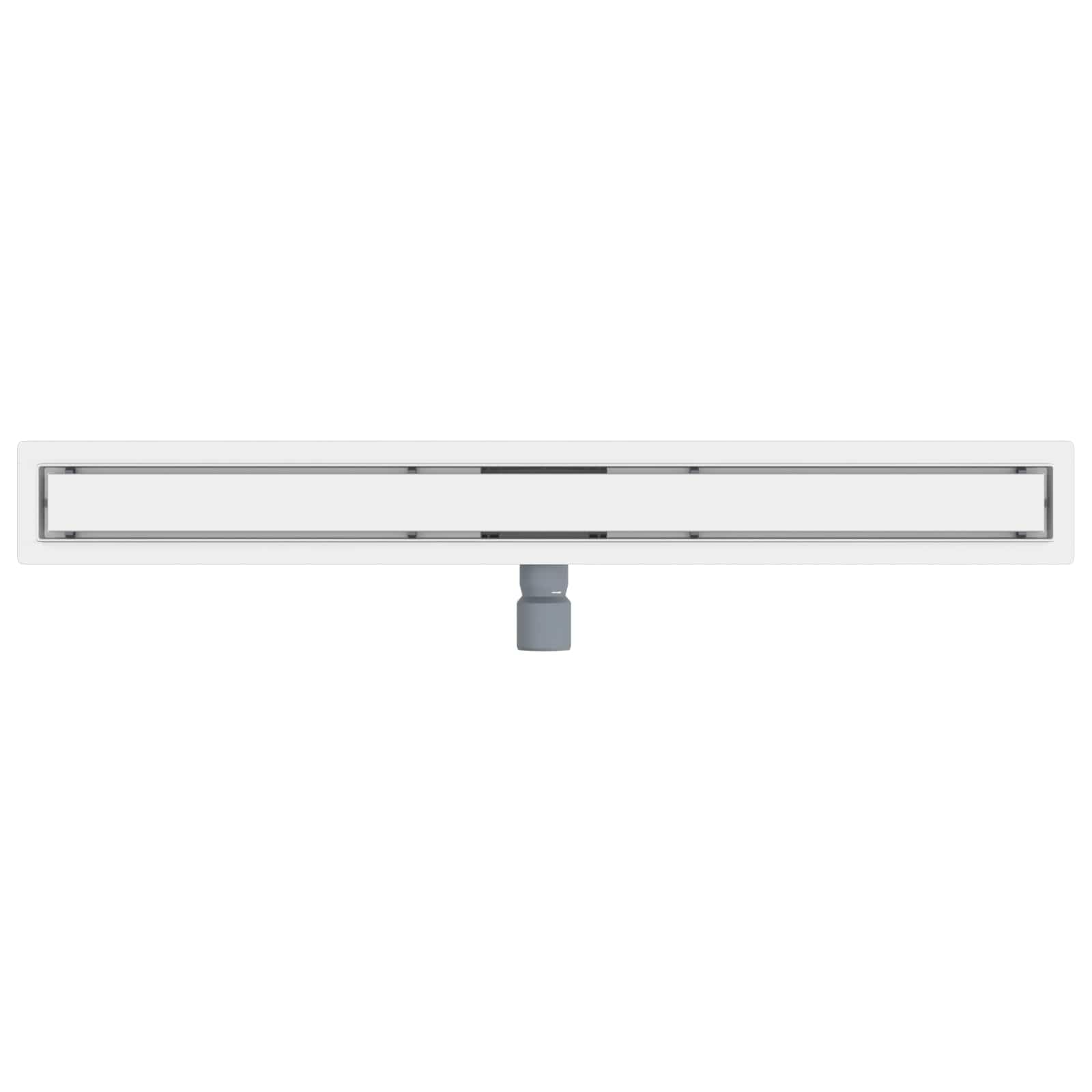 Bonde de douche argentée 90 cm en acier inoxydable 304 2 en 1 avec pieds réglables, carrelage, amovible, pour douche, salle de bain, baignoire, sanitaire intérieur, montage facile et