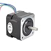 STEPPERONLINE Nema 17 Stepper Motor 26Ncm(36.8oz.in) 12V 0.4A 3D Printer CNC