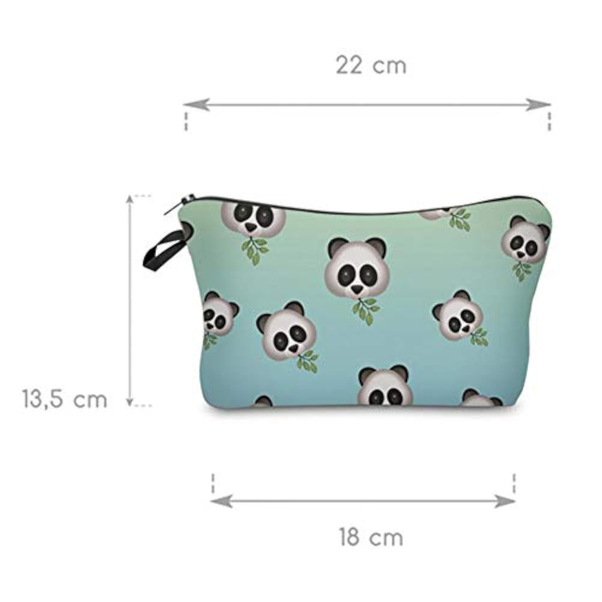 Portable Cosmetic Bag, Cute Animal Print Storage Pouch