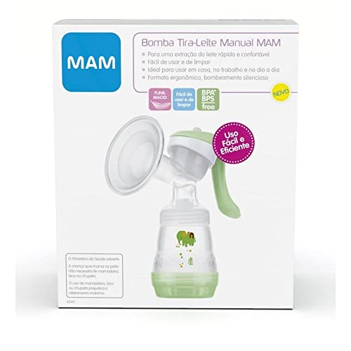 Kit Bomba Amamentação Extratora Leite Materno MAM 6040 + Potes Armazenamento Storage Solution 6050