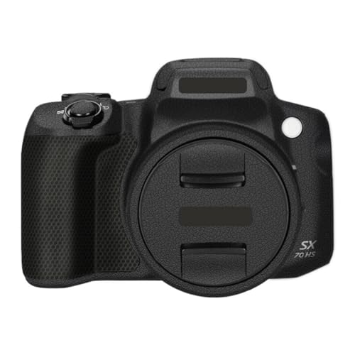 Autocollant Canon PowerShot SX 70 HS en cuir noir élégant