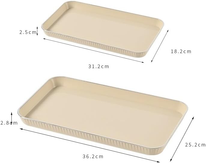 Breakfast Tray Cup Tea Tray Rectangular Tray Home Kindergarten Meal Tray Bread Tray Snack Fruit Tray Coffee Table Tray