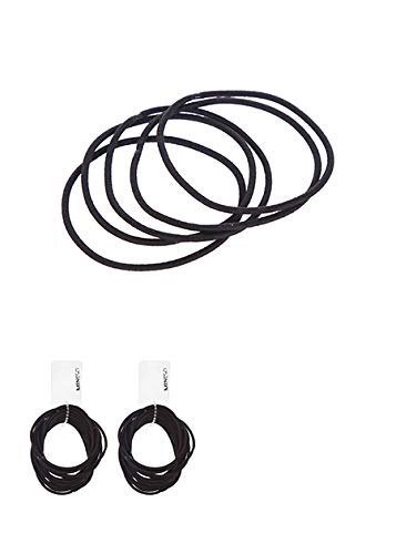 MINISO2mm Hair Tie 18 Pack(Black)