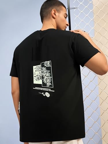 Image of Mack Jonney Oversized | Loose Fit | Half Sleeves 100% Cotton Round Neck Printed T-Shirt for Men-MACK208