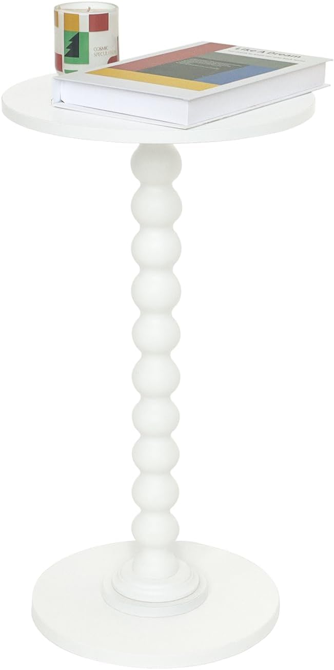 Amazon.com: Fultyle Round Side Table, Small Drink Table for Small Spaces, Modern Accent End ...