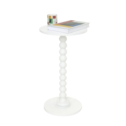 Fultyle Round Side Table, Small Drink Table for Small Spaces,