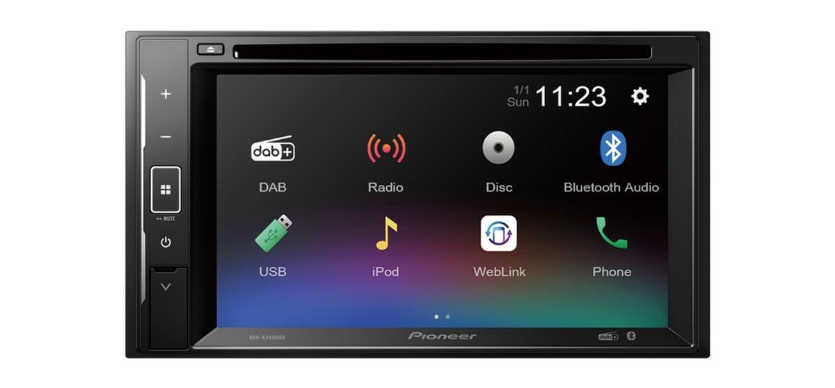 CD/DVD Tuner AVH-A240DAB 6.2" Touchscreen Bluetooth USB WebLink FLAC