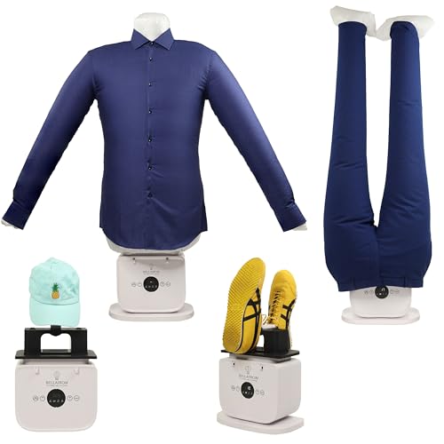 Bellairon - Original Automatic Hot Air Garment Dryer & Iron – Hands-Free Wrinkle Remover for Shirts & Pants, Designed for Reliable Everyday Use by BELLAIRON - Used condition - US$189.00