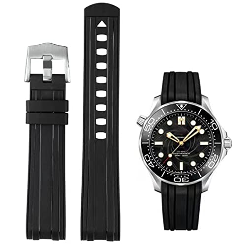 Bracelet de montre Omega silicone pour le sport et vos sorties en mer