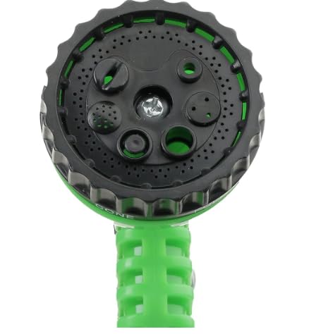 Image of Heavy-Duty Braided Garden Hose Pipe | 0.75 Inch | 3-Layer Outdoor Hose with Spray Gun, Connectors| Tap Connector| 2 Jointers | 2 Single Water Sprayer (5 Meter)