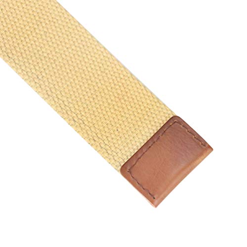 Image of Web Fabric Canvas Belt for Men Women with Double D Ring Buckle 1.5in Wide