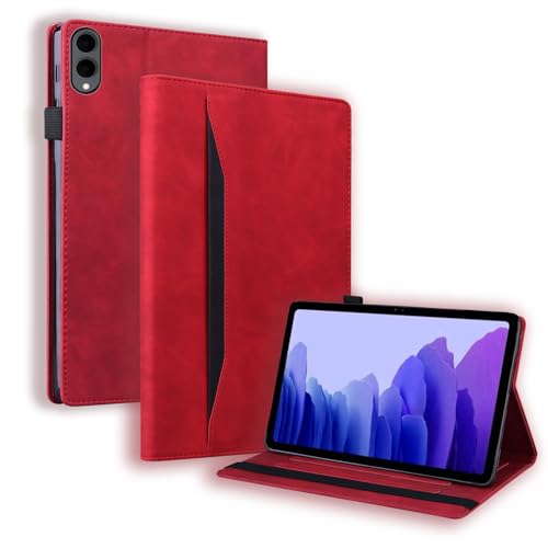 Étui Galaxy Tab S11 11" rouge housse folio SM-X736B multi-angle