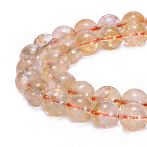 BRCbeads Natural Gemstone Loose Beads Crystal Energy Stone Healing Power for Jewelry Making 4,6,8,10mm