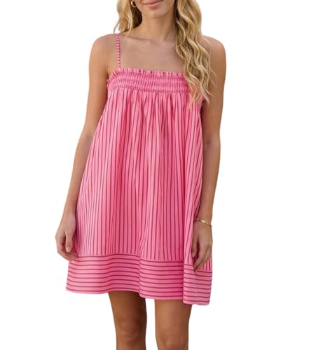 Image of Women Boho Floral Mini Cami Dress Spaghetti Strap Flowy Sling Dress Graphic Backless Summer Holiday Sundress