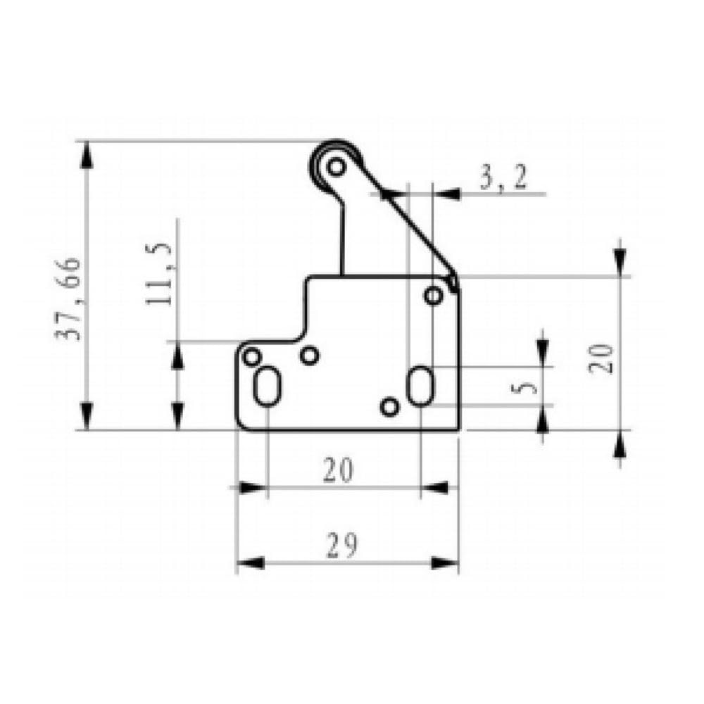 Kit Completo Push Pull per Botole Ispezione, Mini Latch L001C + Clip a Gancio ABS, Meccanismo Apertura a Pressione Senza Maniglia, Telaio Cartongesso Sportelli - 2 mini chiavistelli e 2 snap a gancio