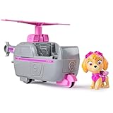 Paw Patrol Patrulla Canina - Helicóptero Y Figura Skye - Helicóptero Juguete con 1 Figura Skye - Patrulla Canina Juguetes - 6071211 - Juguetes Niños 3 Años + - Regalo Niños 3 años +