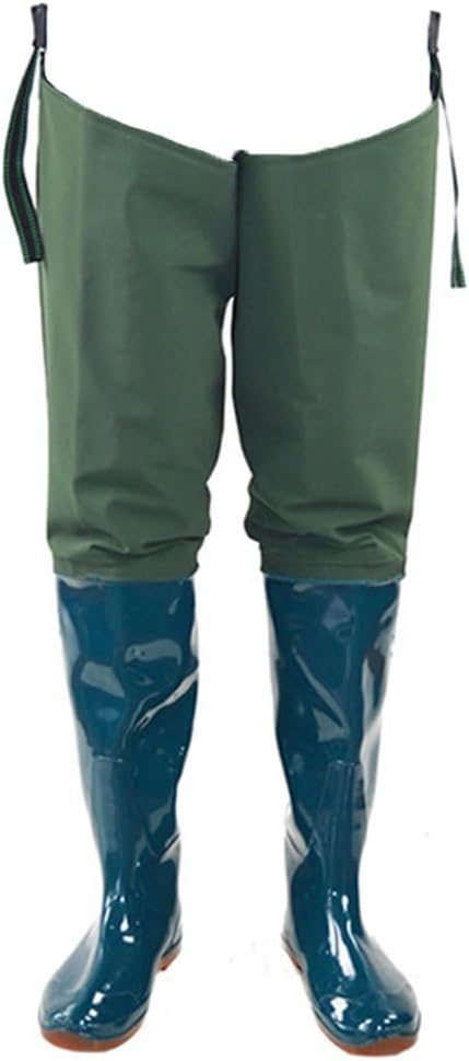 Hip Waders PVC Waterproof Fishing Buttocks For Waders, Oxford Sole And Lightweight Nylon Hip Boots