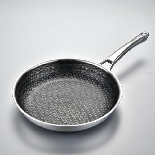 Non Stick Frying Pans without lid, 12 inch Hybrid Frying Pans Non...