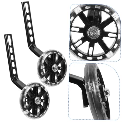 Ruedas de Entrenamiento para Bicicletas MAJORMENCH 4pcs Ajustables con Estabilizadores de Equilibrio en Negro miniatura 7