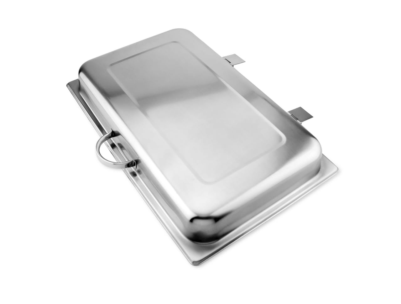 METRO - Scaldavivande professionale con coperchio a cerniera, Chafing Dish 1/1 G1, contenitore termico per buffet e buffet
