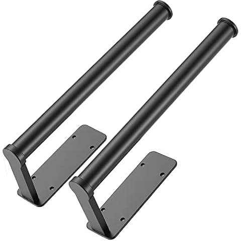 Yaotop 2 Pack Paper Towel Holder Wall Mount Under Cabinet/Wall Mount, Rack for Kitchen/Bathroom Hanging Paper/Towel, Both Available in Adhesive and Screws,Stainless Steel Cover
