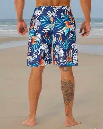 Image of KAILUA SURF Mens Swim Trunks Long, Quick Dry Mens Boardshorts, 9 Inches Inseam Mens Bathing Suits with Mesh Lining