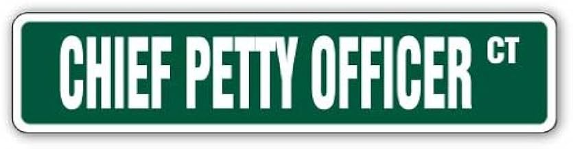Chief Petty Officer Street Sign CPO Canadian Navy New | Indoor/Outdoor | 18" Wide