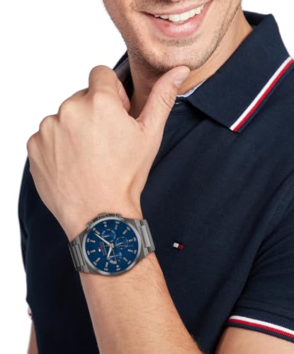 Tommy Hilfiger Dexter Blue Dial Men Watch Analog Watch - for Men TH1792089 - Image 4
