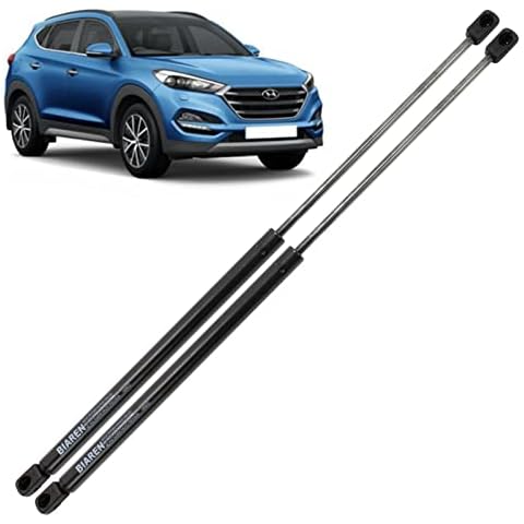 BIAREN 2x Rear Tailgate Boot Gas Struts For Hyundai Tucson TL 2015-2020 Lift Support System 620 (N) 578 MM 81770-D7000 81771-D3000 Cover