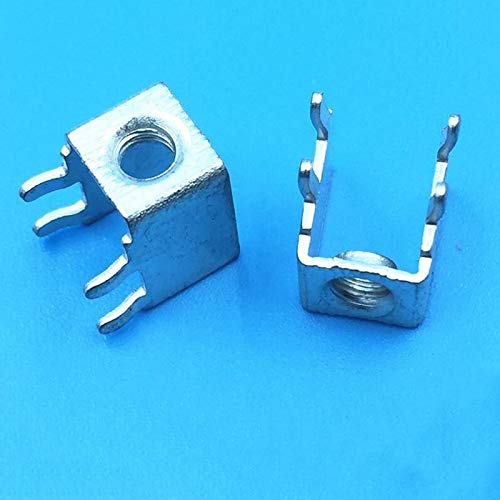 Udith PCB-2 Solder Terminals M3 PCB Holder bent terminal posts 100PCS