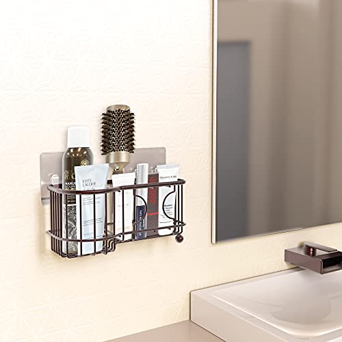 Simplehouseware 6 Slots Toothbrush Holder Adhesive Wall Organizer, Bronze #TOP3