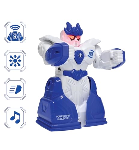 Robots de combate teledirigidos Powerman Gladiators con modo duelo y efectos de luz 2