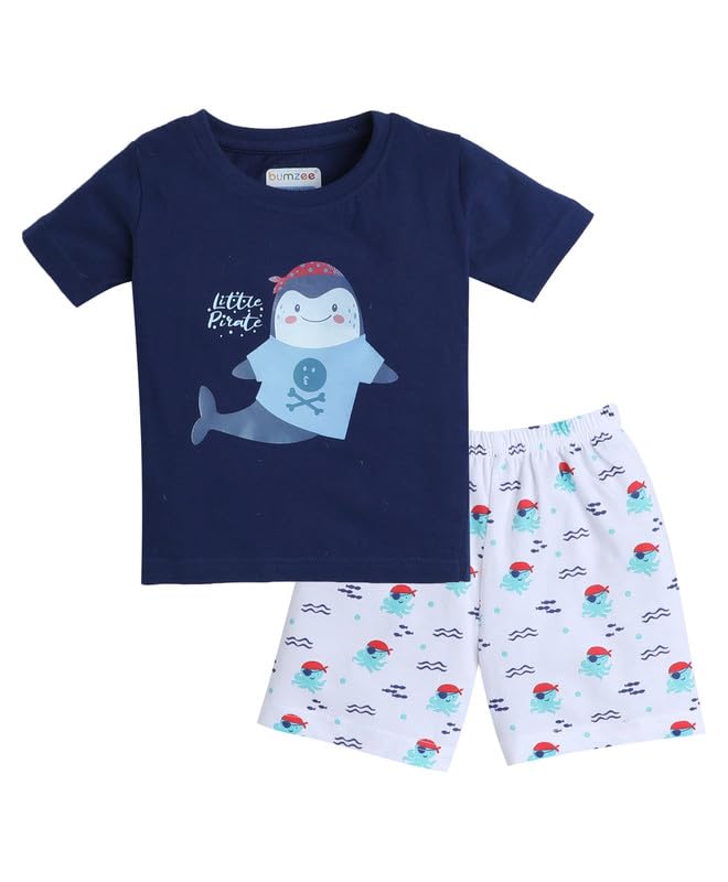 Image of BUMZEE Boys Half Sleeves T-Shirt & Short Set