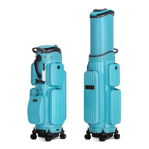HELIX �S���t�o�b�O�F�S�ʃn�[�h�V�F���f�ށA���b�N�@�\�t��4�ց��L�k���n�[�h�g�b�v�J�o�[���ځA���l�ȃS���t�V�[���ɑΉ� �L���X�^�[�t���L���f�B�o�b�O �֗� 9.5�^/ 6���� (�x�C�u���[)