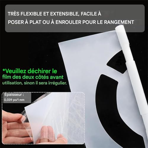 Modèle de marquage au sol pour handicapés extérieur et municipal - 5