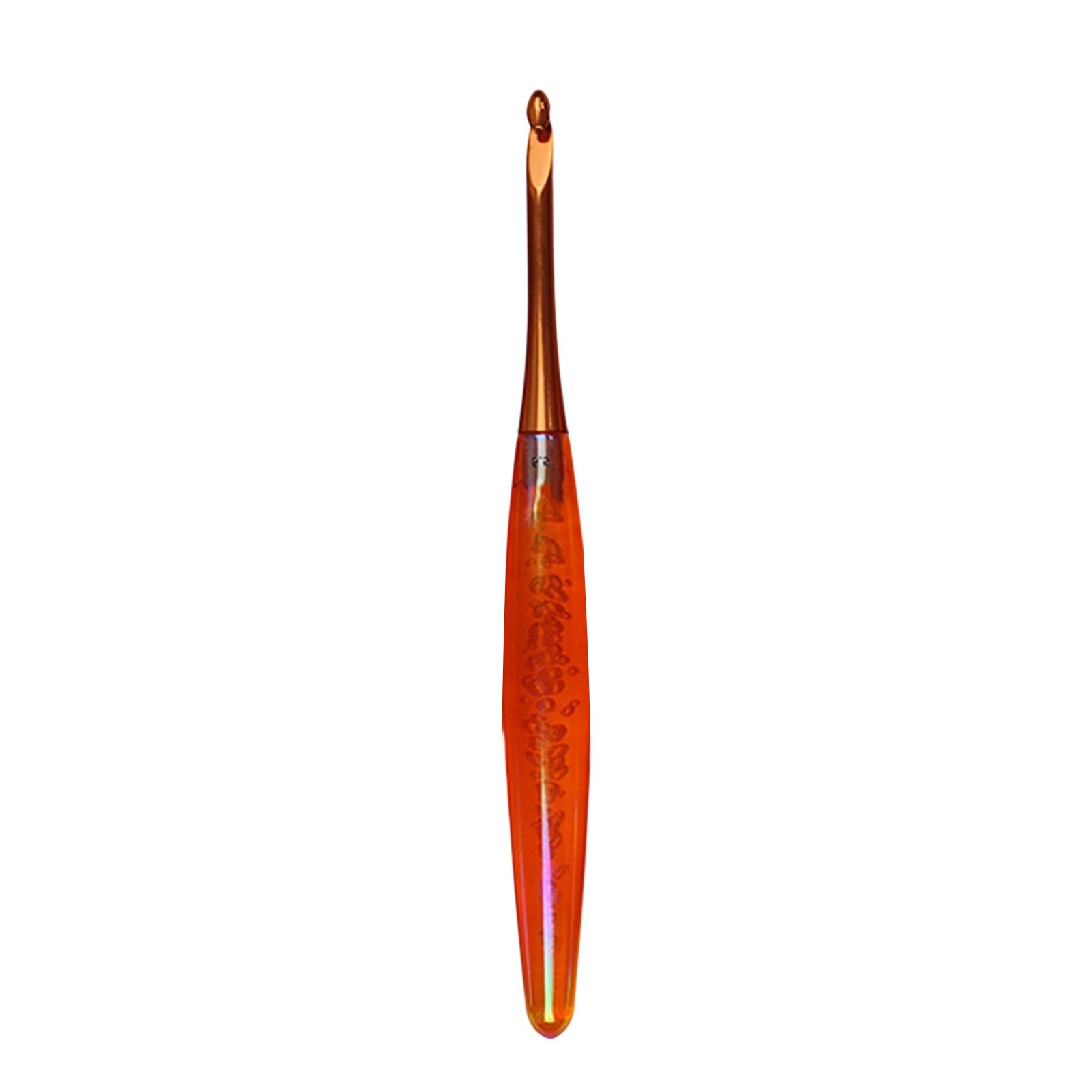 Ergonomic Acrylic Grip Crochet Hook Needle Aluminium Crochet Hook Yarn Craft Tool for Beginner Adult Weaving Crocheting Ergonomic