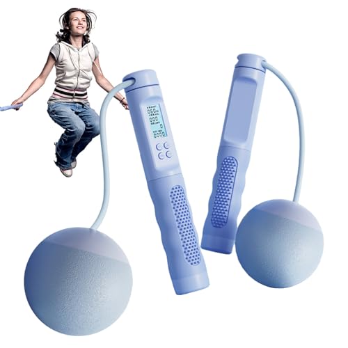 Cuerda De Saltar Sin Cable,Con Pesas De Bolas Integradas Y Equipo De Ejercicio - Cuerda De Salto Con Tecnología Avanzada Para Entrenamiento - Para Hombre Mujer Entrenamiento Cardio Interior